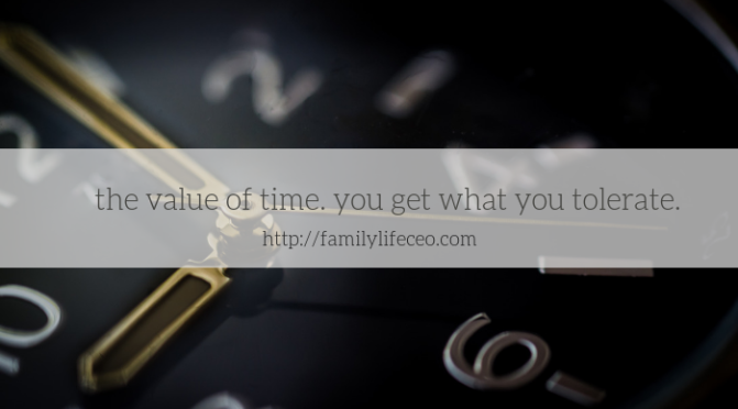 The value of time. You get what you tolerate.