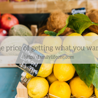 The price of getting what you want...